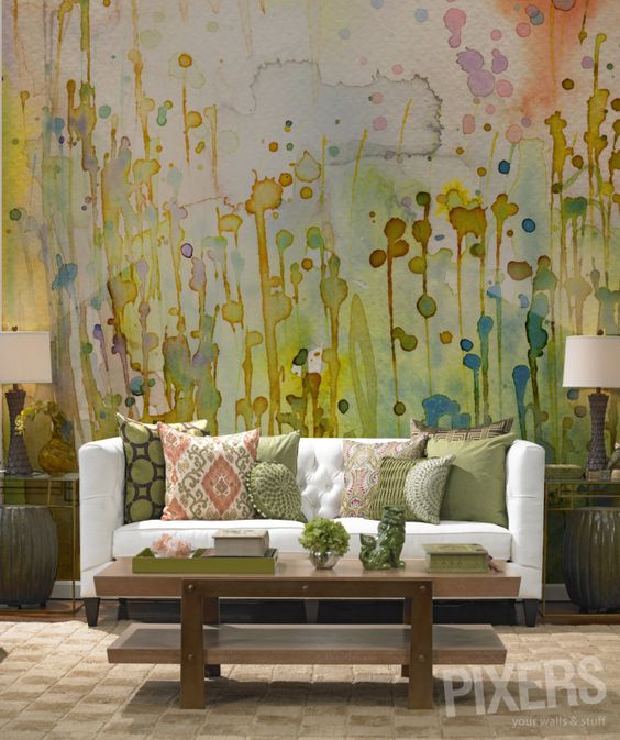 Ten Trendy Wall Murals Living in a shoebox