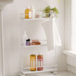 Tower Bathroom Storage Cart