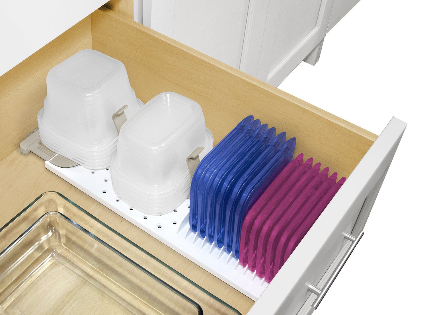 YouCopia StoraStack Food Container Storage Organizer