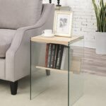 Convenience Concepts Soho End Table, Weathered White