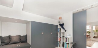 hallway-with-built-in-guest-room-loft-bed-1