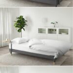 Sofa bed with sidetable