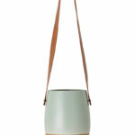 SABLE HANGING FLOWER POT, MINT AND CORK