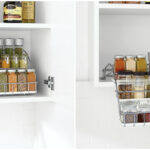 Rubbermaid Pull Down White Spice Rack