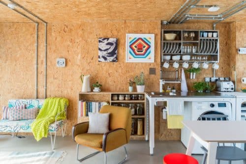 Stunning Luxury Apartment Building With Industrial Style Hot Water Tank image