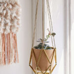 Ella Metal Macrame Hanging Planter