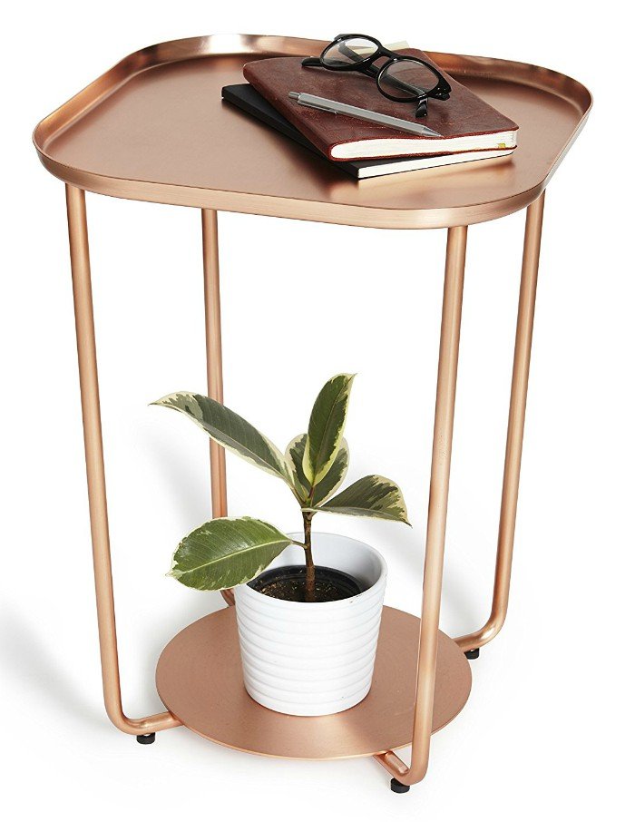 Umbra Annex Side Table, Copper