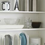 YAMAZAKI home 2964 Tower Dish Storage Wide Rack, Large, White