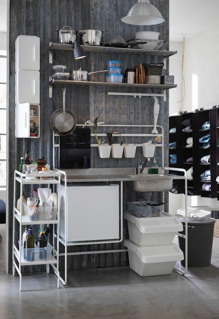 mini kitchen ikea - Nine Stunning Kitchenettes From Around the World
