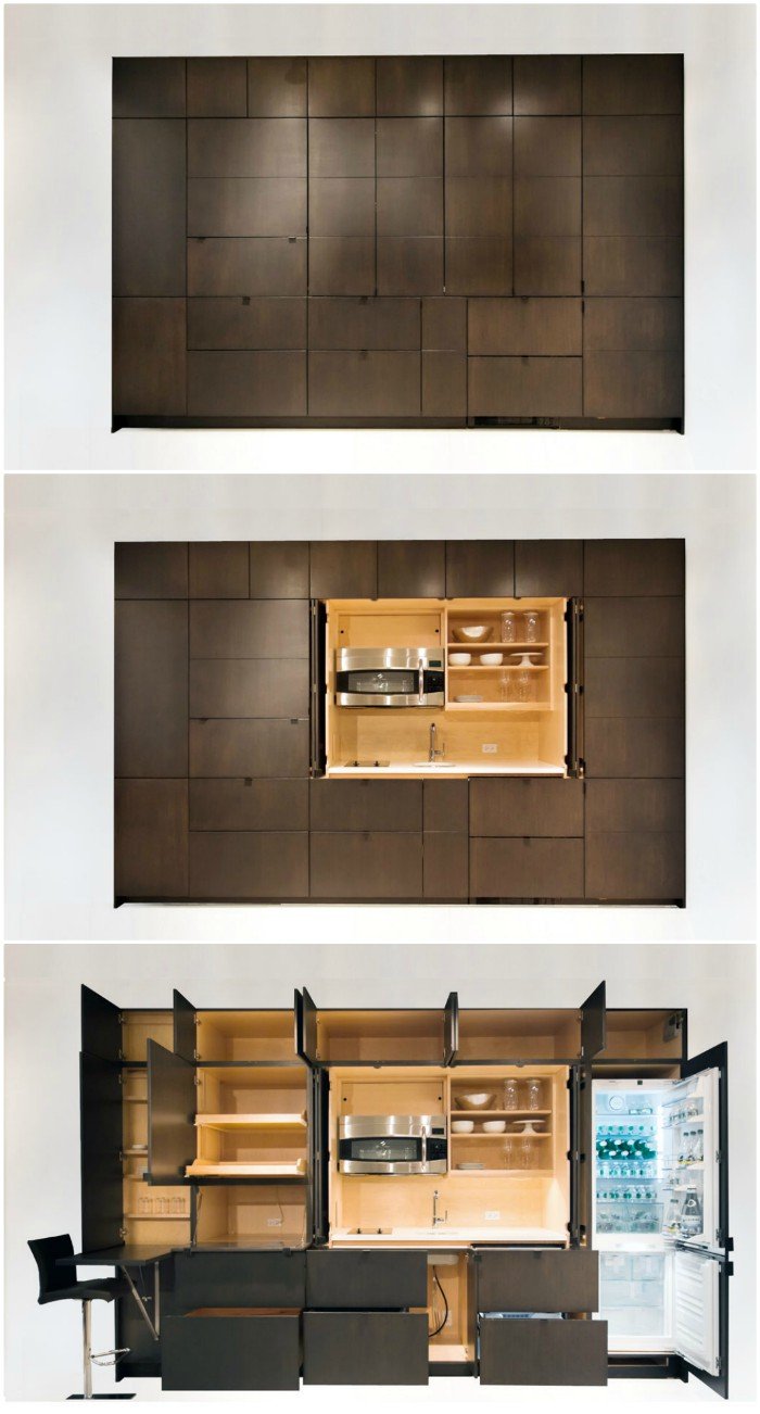 stealth mini kitchen - Nine Stunning Kitchenettes From Around the World