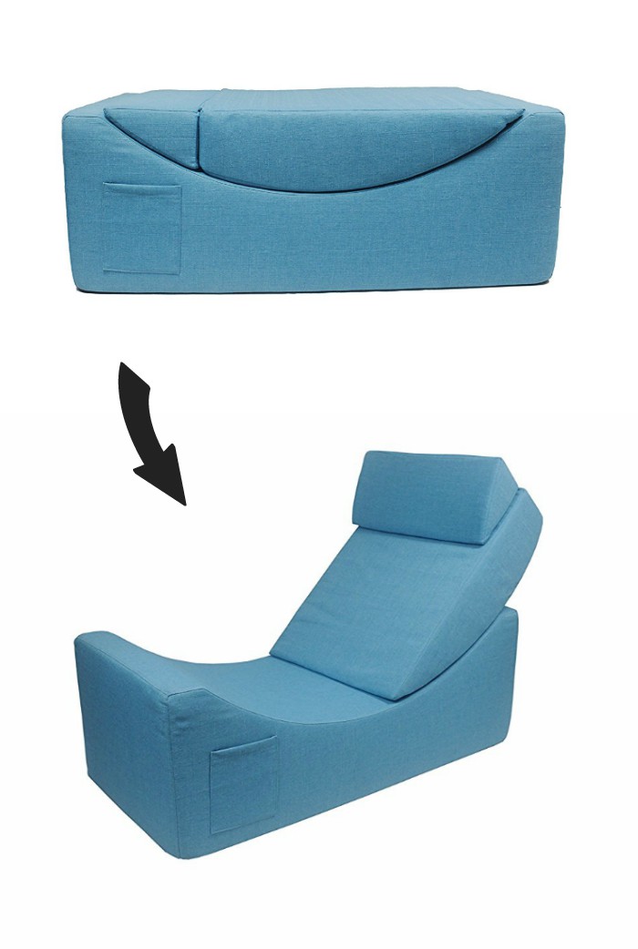 Upholstered Convertible Lounge Bench