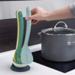 king Kitchen Tool Set with Magnetic Storage Stand Nylon, 5-piece, Blue