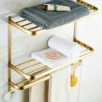 shelf and towel holder