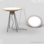 Spin lignt table Table and Light Lamp by Fabricio Roncca