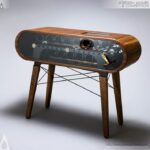 Wine credenza II Table by Han Sung-Jae