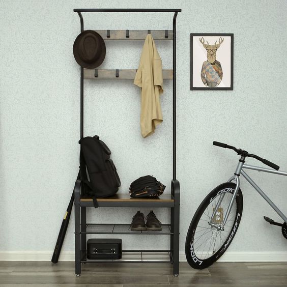 coat shoe rack