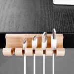 Akwox Wooden Cable Organizer and Cord Management System