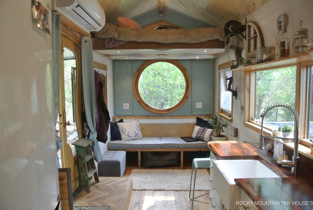 DSC 5202 - The Tiny House Builder’s Own Dream Home Boasts Elevator Bed and Penny Floor
