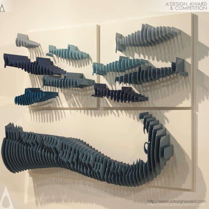 Slices Bookshelf by Alessandra Meacci