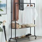 Homissue industrial pipe clothes rail