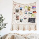 Macrame Hanging Photo Displays Fish Net
