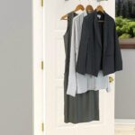 Simple Houseware Over The Door Closet Rod Hanger, Sliver