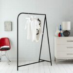 blakc garment rack
