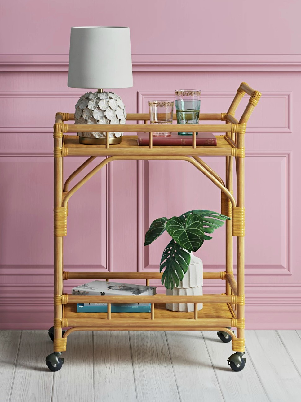 Cassia Rattan Bar Cart – Opalhouse™