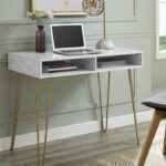 Novogratz Athena Computer Desk with Storage