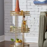 Rivet Contemporary Serving Cart
