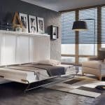 Maxima House CP-06 Murphy Bed European Twin Size White 2