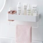JMsDream Kitchen Shelves Wall Mounted Towel Rack Bathroom Storage Toiletries Kitchenware Holders