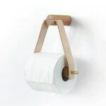 Shelfhx Nordic Creative Wooden Roll Holder Bathroom Storage Paper Towel Dispenser Toilet Paper Holder Box Bathroom Accessories