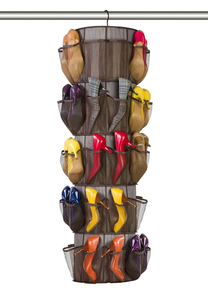 carousel shoe storage - 20 Brilliant Ideas for Organizing Your Closet