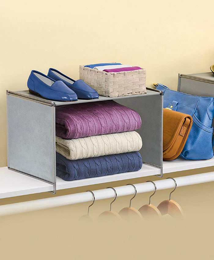 extra shelf 1 - 20 Brilliant Ideas for Organizing Your Closet