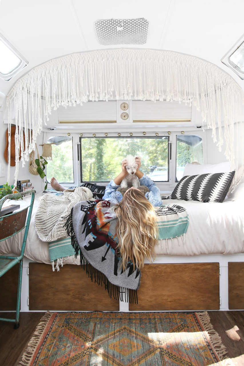 Jason And Sheena Converted Vintage Airstream Camper Into