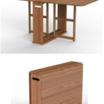 Greenington GTL001CA Linden Gateleg Table, Caramelized Brown