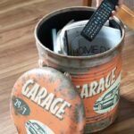 Jstyal968 Yalztc-zyq16 Industrial Wind Retro Stool American Iron Bucket Metal Barrel Round Storage Stool, Suitable for Decoration, Shoe Bench, Storage Box