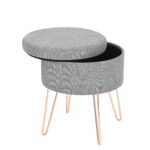Poly and Bark Hattie Small Round Storage Stool