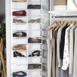 Richards Homewares Clearly Clear Purse 25526 Vinyl 26 Pocket Over The Door Shoe Organizer