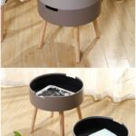 Detachable Tray-Style Tabletop, Nordic-Style Accent Furniture, for Living 2