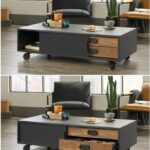 Sauder Boulevard Café Coffee Table, Black finish