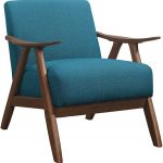 Lexicon Fabric Accent Chair, Blue