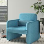 Namaka+Woven+Fabric+Upholstered+Armchair