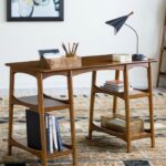 Belham Living Darby Mid Century Modern Desk – Walnut