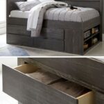 storage-bed-bookcase-drawers