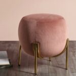 Eppler+Velvet+Round+Standard+Ottoman
