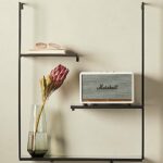 SPIRIT GUNMETAL FLOATING LADDER SHELF
