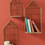 Wire House Shelves, Set of 3