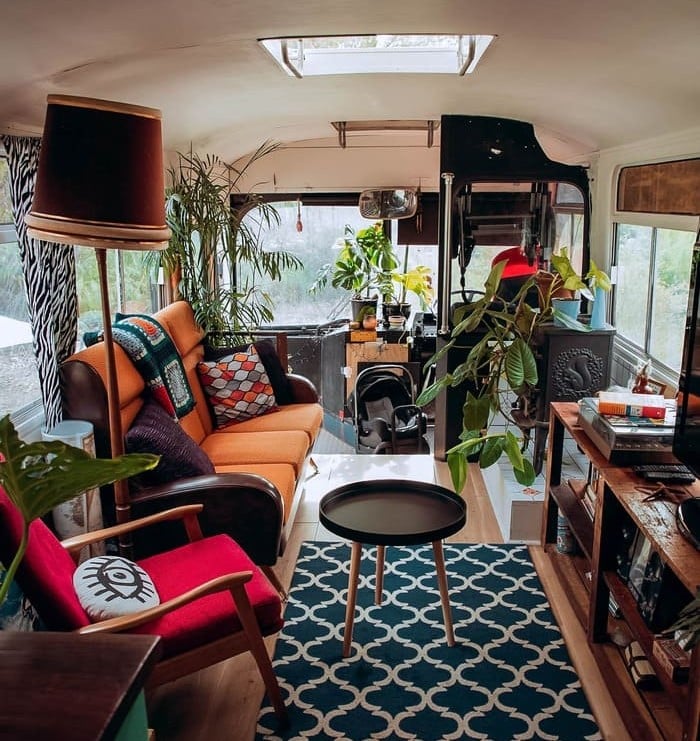 Australian Couple Convert Old City Bus Into Colourful Motorhome ...